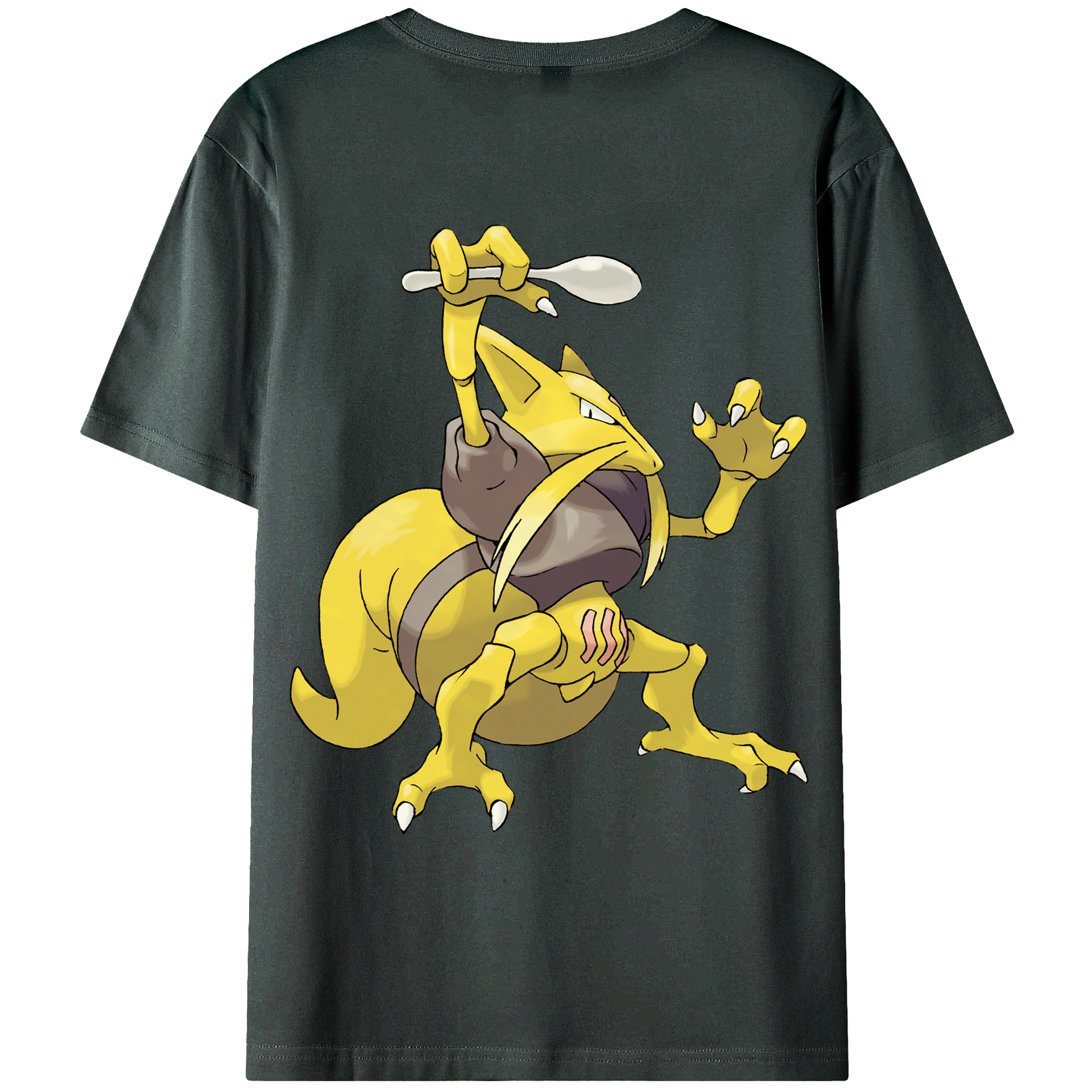 （画像用） ポケットモンスター Pokémon 綿100％ メンズ半袖Tシャツ（バックプリント） 通気性